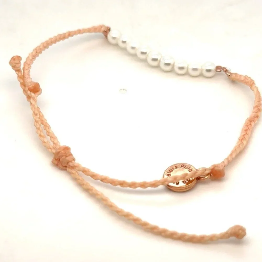 Pura Vida 9-Pearls‎ Braid Bracelet